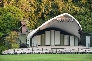 VICTORIA, BC, CANADA - 27 AUG: Victoria, British Columbia, Kanada 'daki Butchart Gardens' da 27 Ağustos 2023 'te görüldüğü gibi.