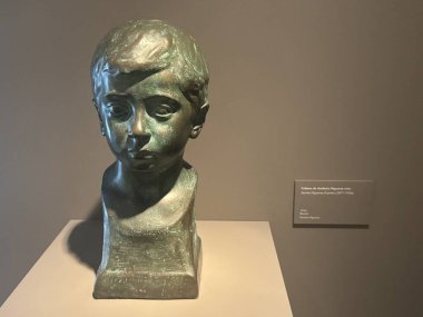 ALCALA DE HENARES, İSPA - 14 AUG: Madrid yakınlarındaki Alcala De Henares 'teki Casa Natal de Cervantes Müzesi' nde sergi, 14 Ağustos 2024 'te görüldüğü gibi.