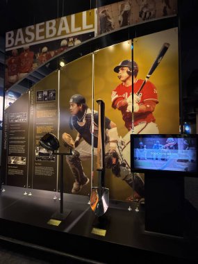 INDIANAPOLIS, In - 5 Aralık 2024 'te Indianapolis, Indiana' daki NCAA Şampiyonlar Salonu 'nda sergi.