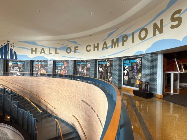 INDIANAPOLIS, In - 5 Aralık 2024 'te Indianapolis, Indiana' daki NCAA Şampiyonlar Salonu 'nda sergi.