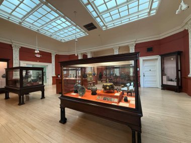 SPRINGFIELD, MA - 3 Kasım 2024 'te Springfield, Massachusetts' teki George Walter Vincent Smith Sanat Müzesi 'nde sergi.