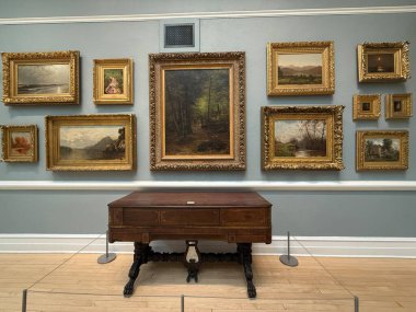 SPRINGFIELD, MA - 3 Kasım 2024 'te Springfield, Massachusetts' teki George Walter Vincent Smith Sanat Müzesi 'nde sergi.