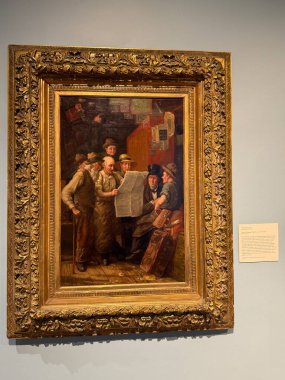 Springfield, Massachusetts 'teki Michele ve Donald DAmour Güzel Sanatlar Müzesi' nde sergi 3 Kasım 2024 'te görüldü..