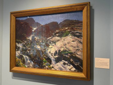 Springfield, Massachusetts 'teki Michele ve Donald DAmour Güzel Sanatlar Müzesi' nde sergi 3 Kasım 2024 'te görüldü..