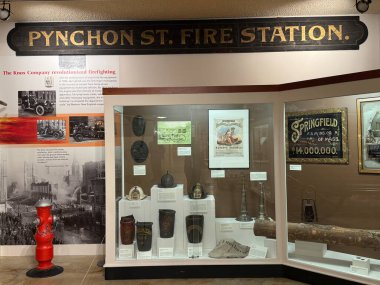 SPRINGFIELD MA - 3 NoV: 3 Kasım 2024 'te Massachusetts Springfield Tarih Müzesinde görüldüğü gibi.