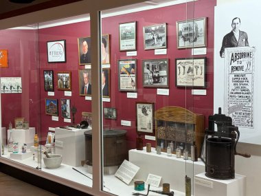 SPRINGFIELD MA - 3 NoV: 3 Kasım 2024 'te Massachusetts Springfield Tarih Müzesinde görüldüğü gibi.