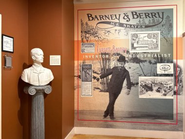 SPRINGFIELD MA - 3 NoV: 3 Kasım 2024 'te Massachusetts Springfield Tarih Müzesinde görüldüğü gibi.