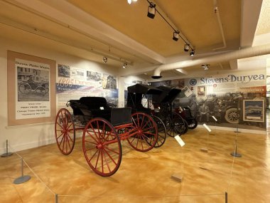 SPRINGFIELD MA - 3 NoV: 3 Kasım 2024 'te Massachusetts Springfield Tarih Müzesinde görüldüğü gibi.