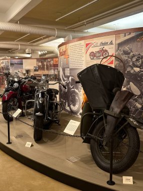 SPRINGFIELD MA - 3 NoV: 3 Kasım 2024 'te Massachusetts Springfield Tarih Müzesinde görüldüğü gibi.