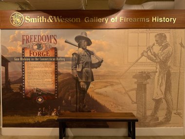 SPRINGFIELD MA - 3 NoV: 3 Kasım 2024 'te Massachusetts Springfield Tarih Müzesinde görüldüğü gibi.