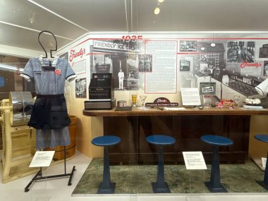 SPRINGFIELD MA - 3 NoV: 3 Kasım 2024 'te Massachusetts Springfield Tarih Müzesinde görüldüğü gibi.