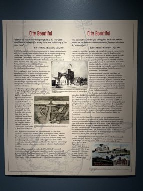 SPRINGFIELD MA - 3 NoV: 3 Kasım 2024 'te Massachusetts Springfield Tarih Müzesinde görüldüğü gibi.