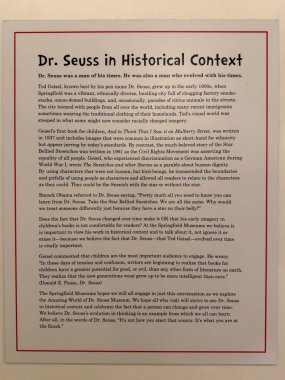 SPRINGFIELD MA - 3 Kasım 2024 'te Springfield, Massachusetts' teki The Amazing World of Dr Seuss Museum 'da görüldüğü gibi.
