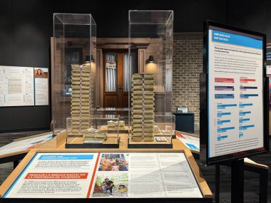 St. Paul, MN 'deki Minnesota Bilim Müzesi' nde 21 Nisan 2024 'te görülen 