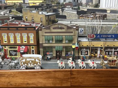 St. Paul, Minnesota 'daki Twin City Model Demiryolu Müzesi' nde sergi 21 Nisan 2025 'te görüldü..