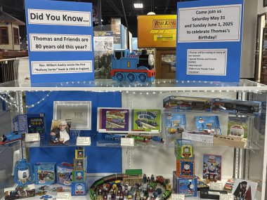 St. Paul, Minnesota 'daki Twin City Model Demiryolu Müzesi' nde sergi 21 Nisan 2025 'te görüldü..