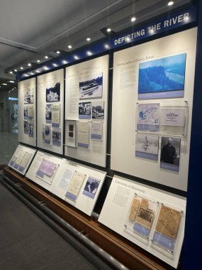 ROCHESTER, MN - 22 Nisan 2025 'te Rochester, Minnesota' daki Mayo Kliniğindeki Miras Salonu.