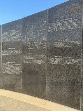 ROCHESTER, MN - 22 Nisan 2025 'te Rochester, Minnesota' da görülen Asker Saha Gazileri Anıtı.