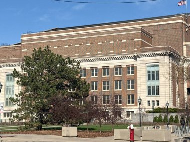 Minneapolis, Minnesota 'daki Minnesota Üniversitesi' nde Cyrus Northrop Memorial Auditorium, 23 Nisan 2025 'te görüldü..