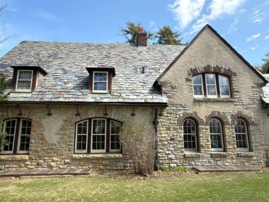 Rochester MN - 23 Nisan 2025 'te Rochester, Minnesota' daki Plummer House.