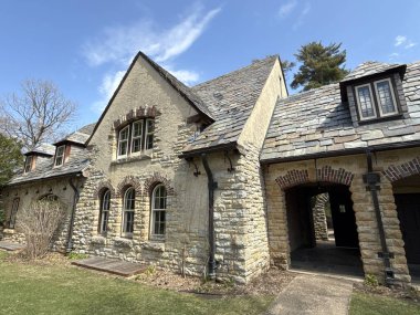 Rochester MN - 23 Nisan 2025 'te Rochester, Minnesota' daki Plummer House.