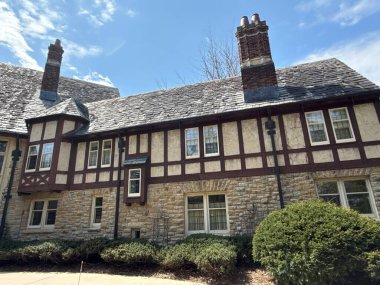 Rochester MN - 23 Nisan 2025 'te Rochester, Minnesota' daki Plummer House.