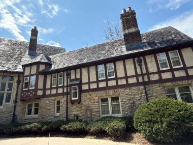 Rochester MN - 23 Nisan 2025 'te Rochester, Minnesota' daki Plummer House.