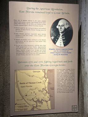 JACKSONVILLE, FL - 22 Şubat 2025 'te Jacksonville, Florida' daki MOSH 'ta (Bilim ve Tarih Müzesi) Zaman Akıntıları sergisi.