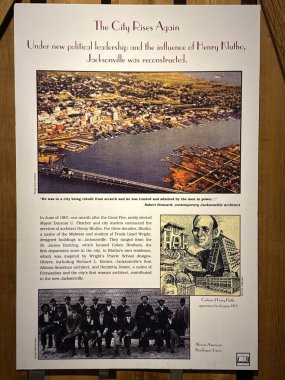 JACKSONVILLE, FL - 22 Şubat 2025: Jacksonville, Florida 'daki MOSH' ta (Bilim ve Tarih Müzesi) sergi.