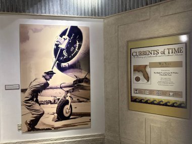 JACKSONVILLE, FL - 22 Şubat 2025: Jacksonville, Florida 'daki MOSH' ta (Bilim ve Tarih Müzesi) sergi.