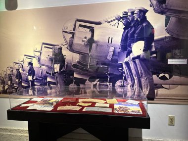 JACKSONVILLE, FL - 22 Şubat 2025: Jacksonville, Florida 'daki MOSH' ta (Bilim ve Tarih Müzesi) sergi.