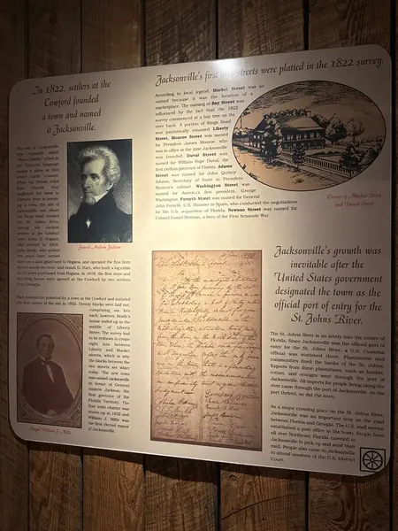 JACKSONVILLE, FL - 22 Şubat 2025 'te Jacksonville, Florida' daki MOSH 'ta (Bilim ve Tarih Müzesi) Zaman Akıntıları sergisi.