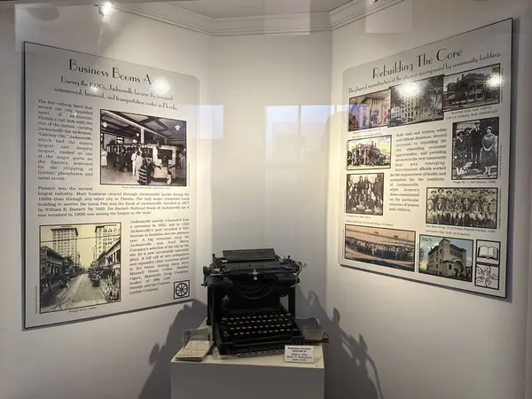 JACKSONVILLE, FL - 22 Şubat 2025: Jacksonville, Florida 'daki MOSH' ta (Bilim ve Tarih Müzesi) sergi.