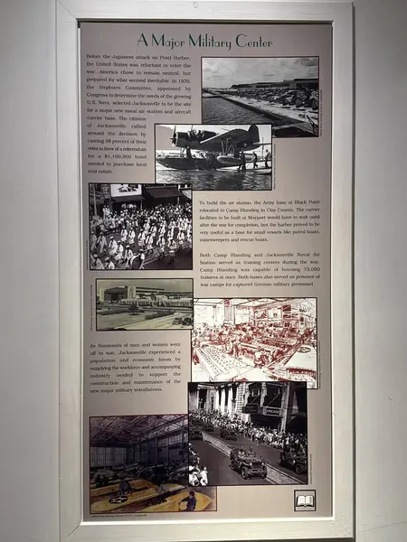 JACKSONVILLE, FL - 22 Şubat 2025: Jacksonville, Florida 'daki MOSH' ta (Bilim ve Tarih Müzesi) sergi.