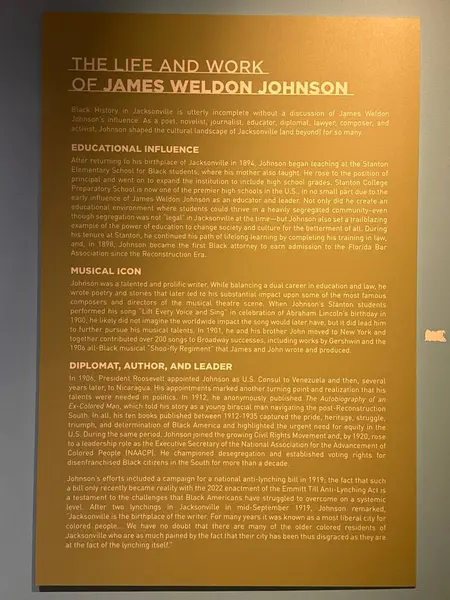 JACKSONVILLE, FL - 22 Şubat 2025: Jacksonville, Florida 'daki MOSH' ta (Bilim ve Tarih Müzesi) sergi.