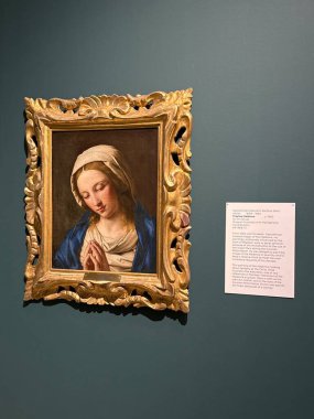 JACKSONVILLE, FL - 23 Şubat 2025 'te Jacksonville, Florida' daki Cummer Sanat ve Bahçeler Müzesinde Hristiyanlık sergisi.