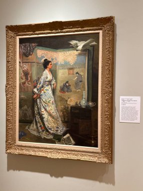 JACKSONVILLE, FL - 23 Şubat: Jacksonville, Florida 'daki Cummer Sanat ve Bahçeler Müzesi' nde sergi, 23 Şubat 2025.