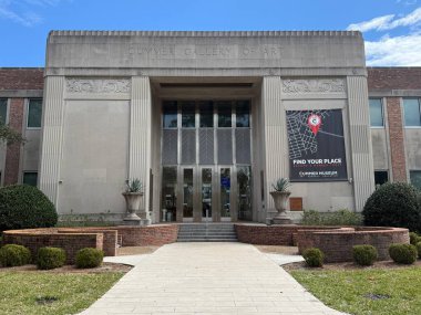 JACKSONVILLE, FL - 23 Şubat: Jacksonville, Florida 'daki Cummer Sanat ve Bahçeler Müzesi, 23 Şubat 2025.