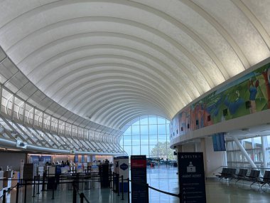 JACKSONVILLE, FL - 23 Şubat 2025 'te Jacksonville, Florida' daki JAX Havaalanı 'nda görüldüğü gibi.