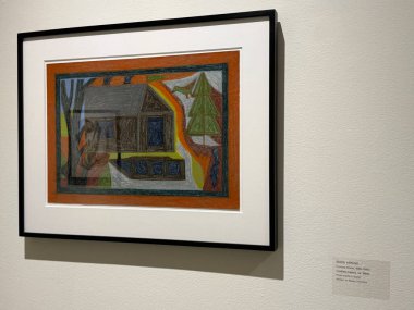 JACKSONVILLE, FL - 23 Şubat 2025 'te Jacksonville, Florida' daki Çağdaş Sanat Müzesi 'nde sergi.