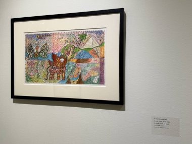 JACKSONVILLE, FL - 23 Şubat 2025 'te Jacksonville, Florida' daki Çağdaş Sanat Müzesi 'nde sergi.