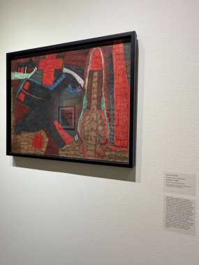 JACKSONVILLE, FL - 23 Şubat 2025 'te Jacksonville, Florida' daki Çağdaş Sanat Müzesi 'nde sergi.
