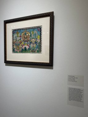 JACKSONVILLE, FL - 23 Şubat 2025 'te Jacksonville, Florida' daki Çağdaş Sanat Müzesi 'nde sergi.