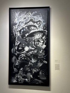 JACKSONVILLE, FL - 23 Şubat 2025 'te Jacksonville, Florida' daki Çağdaş Sanat Müzesi 'nde sergi.