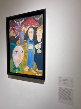 JACKSONVILLE, FL - 23 Şubat 2025 'te Jacksonville, Florida' daki Çağdaş Sanat Müzesi 'nde sergi.