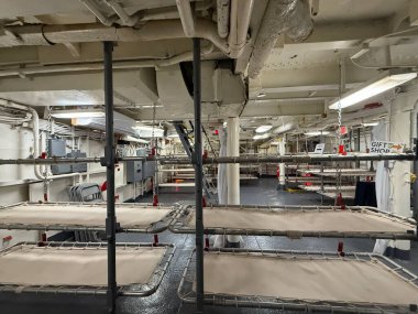 JACKSONVILLE, FL - 23 Şubat: Jacksonville, Florida 'daki USS Orleck Deniz Müzesi, 23 Şubat 2025.