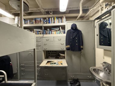 JACKSONVILLE, FL - 23 Şubat: Jacksonville, Florida 'daki USS Orleck Deniz Müzesi, 23 Şubat 2025.