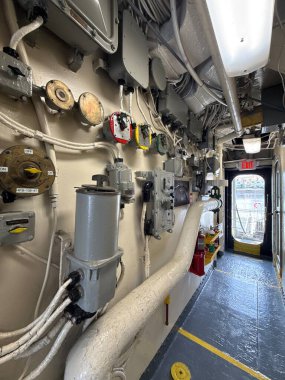JACKSONVILLE, FL - 23 Şubat: Jacksonville, Florida 'daki USS Orleck Deniz Müzesi, 23 Şubat 2025.