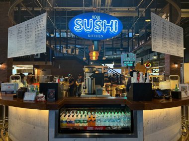 NASHVILLE, TN - 2 Mart 2025 'te Nashville, Tennessee' deki Assembly Food Hall.