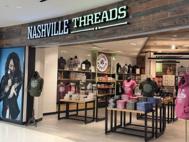 Nashville Uluslararası Havalimanı Nashville, Tennessee 'deki Nashville İplik Dükkanı, 2 Mart 2025.